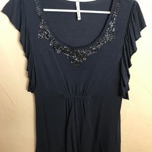 Willow and Clay Embellished top